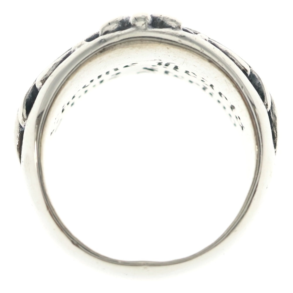CHROME HEARTS(クロムハーツ) FLRL CRS DMNDフローラルクロス リング アフターダイヤモンド シルバー