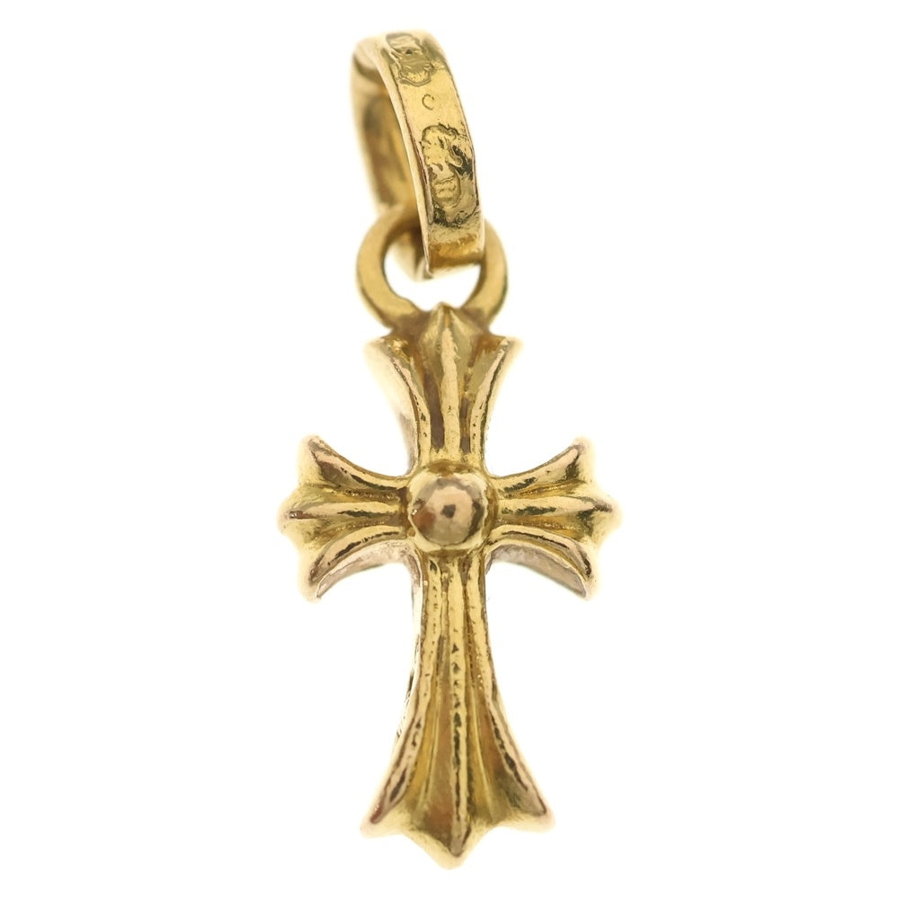 CHROME HEARTS(クロムハーツ) 22K CRS BBYFAT P/DIA ベイビーファットクロス PAVEダイヤ ペンダントトップ ゴールド BCA035