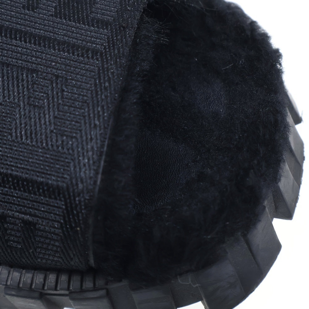 FENDI(フェンディ) FFロゴソール ボアサンダル 50937492 ブラック