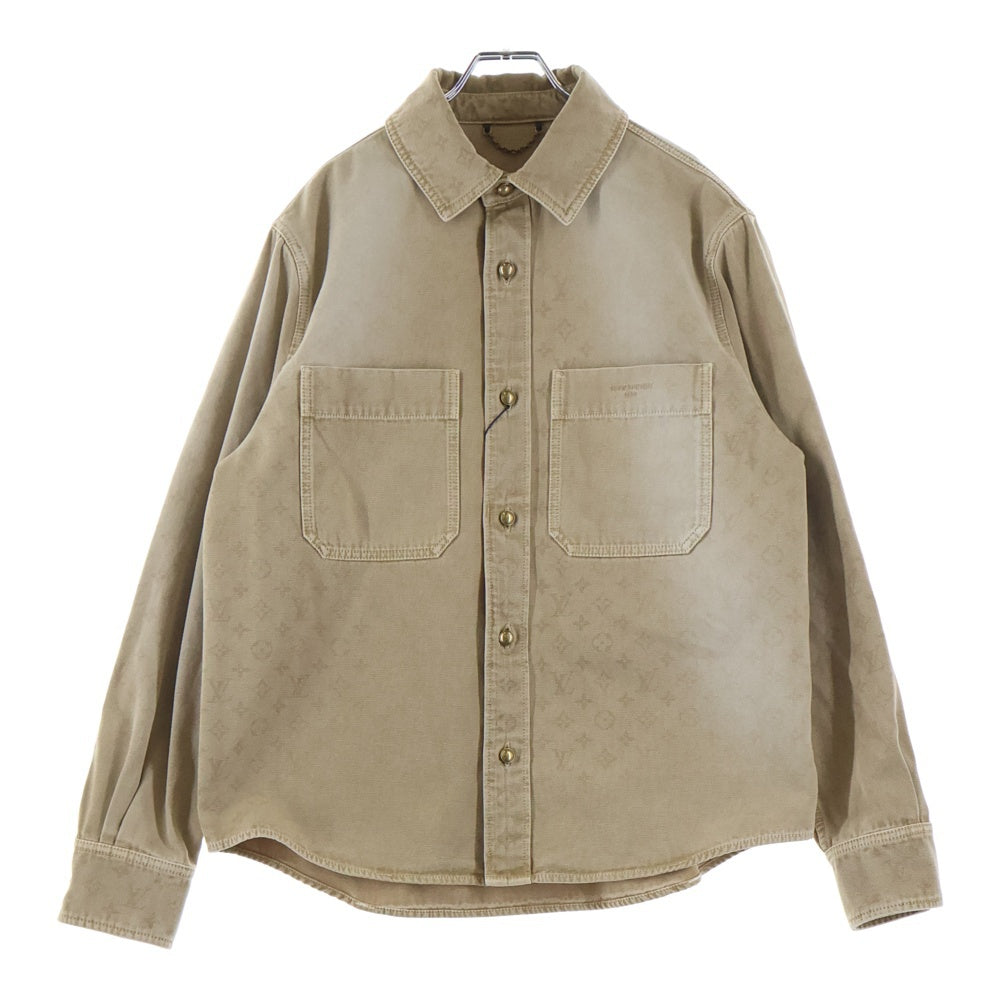 LOUIS VUITTON(ルイヴィトン) 26SS モノグラム総柄ダック ワークジャケット RM261M B71 JUS65W ベージュ