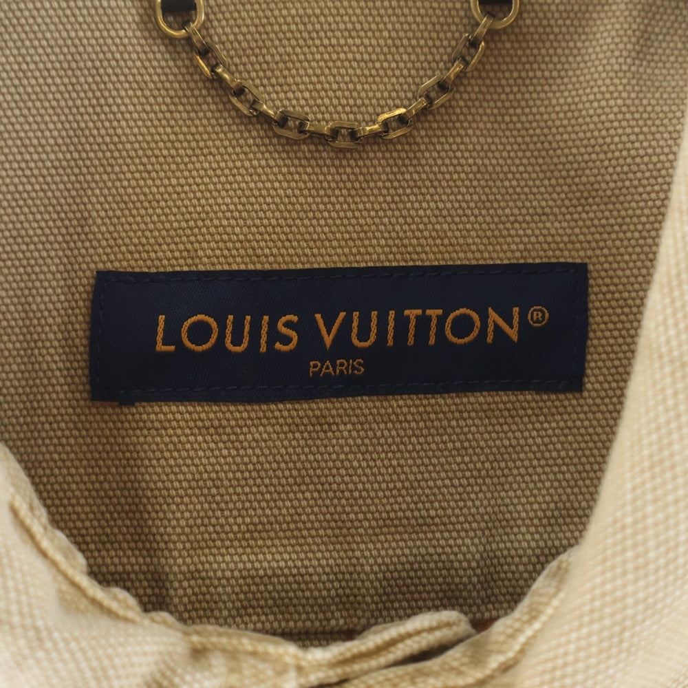LOUIS VUITTON(ルイヴィトン) 26SS モノグラム総柄ダック ワークジャケット RM261M B71 JUS65W ベージュ