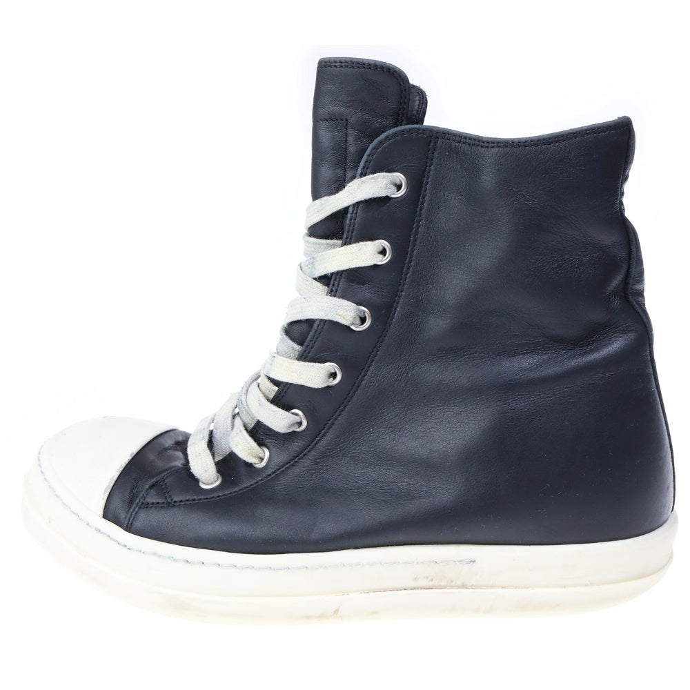 Rick Owens(リックオウエンス) SNEAKERS スニーカーズ レザー ハイカットスニーカー ブラック
