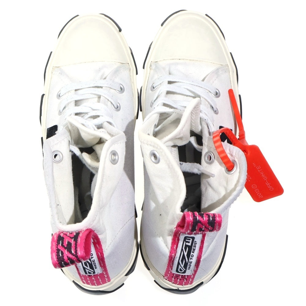 OFF-WHITE(オフホワイト) Vulc High Top ヴァルクハイトップ ハイカットスニーカー ホワイト