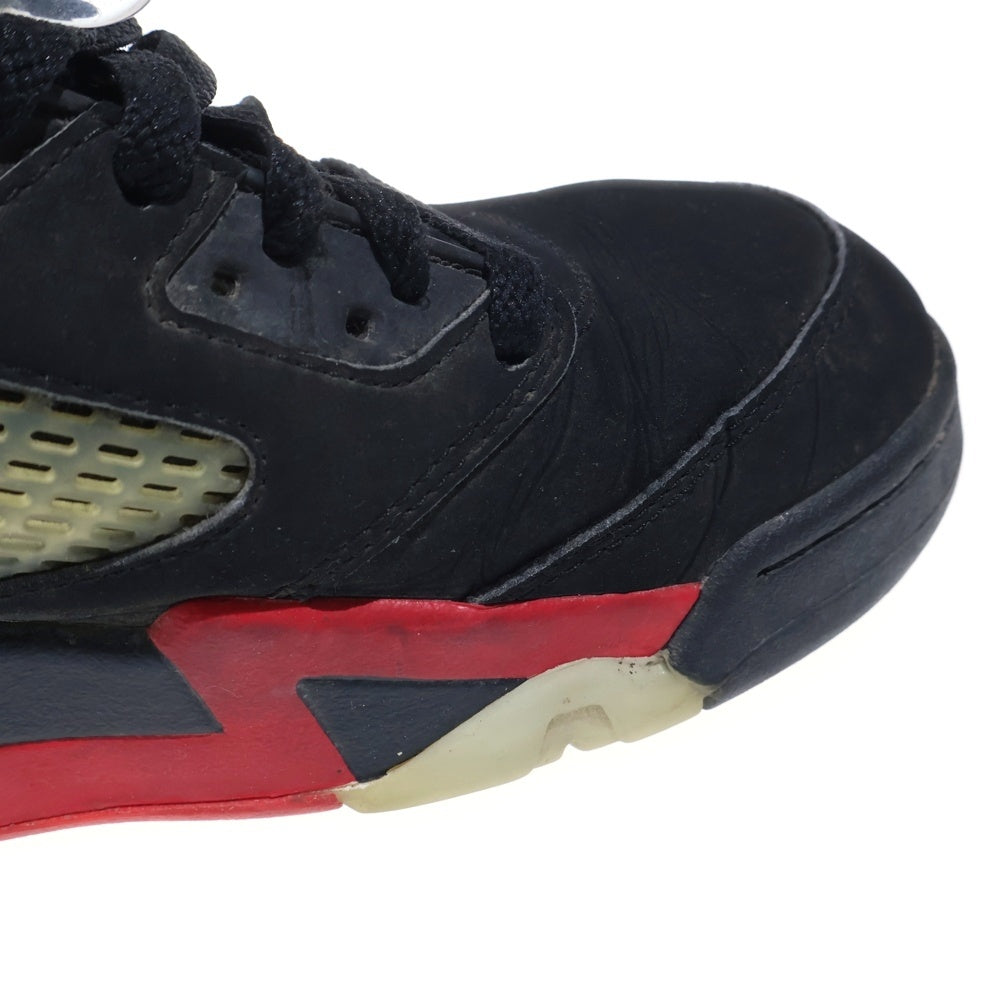 NIKE(ナイキ) Air Jordan 5 Retro Top3 エアジョーダン 5 レトロ トップ3 ハイカットスニーカー CZ1786-001 ブラック