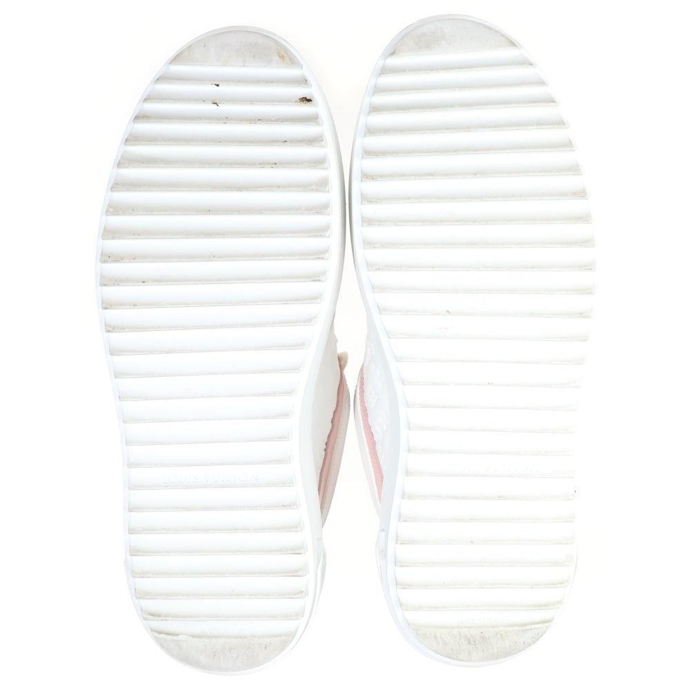 LOUIS VUITTON(ルイヴィトン) Time Out Sneaker 1ABURV タイムアウト モノグラムローカットスニーカー ピンク/ホワイト レディース