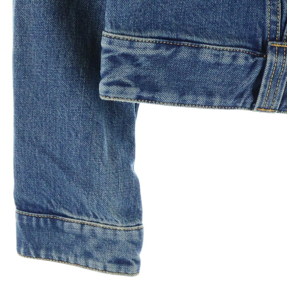 LOUIS VUITTON(ルイヴィトン) ×YK Short Denim W/Patche Jacket RW232J GM1 FOJA53 ×草間彌生 パッチショートデニムジャケット インディゴ レディース