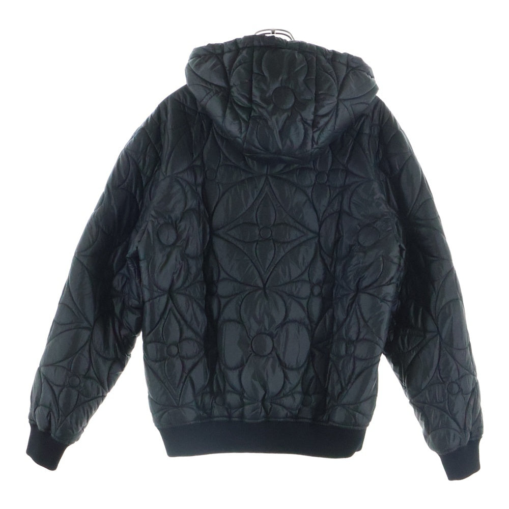 LOUIS VUITTON(ルイヴィトン) LVSE Quilted Hoodie RM212Q DH1 HLB50E モノグラム フラワーキルテッドジャケット ブラック