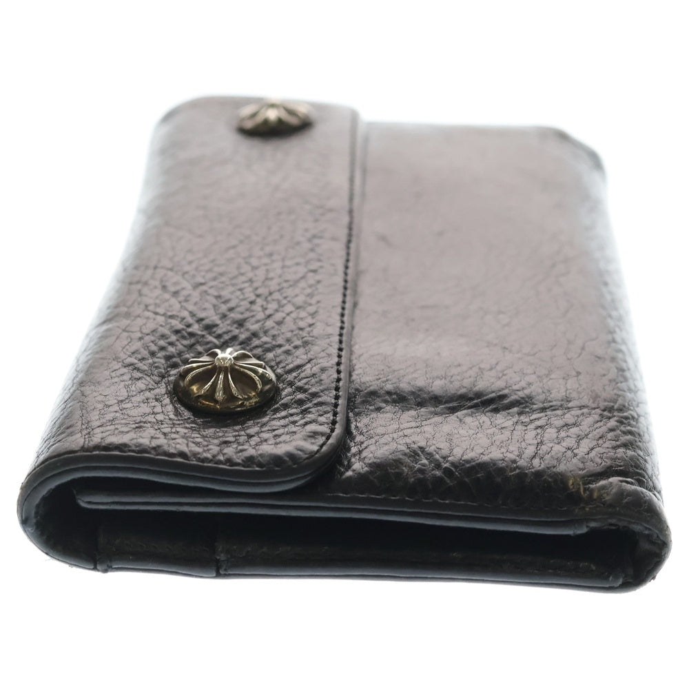CHROME HEARTS(クロムハーツ) WAVE ウェーブ レザーウォレット 財布 ブラック