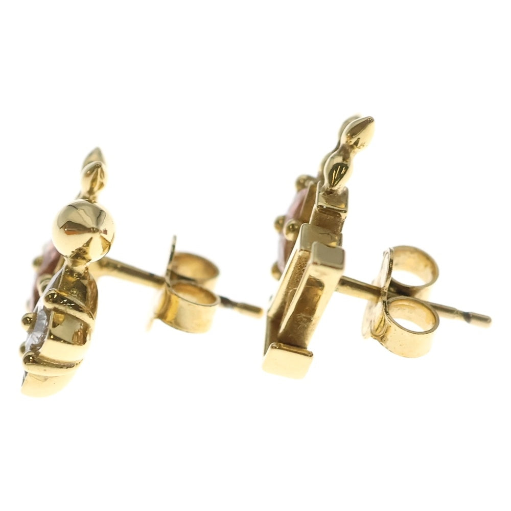 LOUIS VUITTON(ルイヴィトン) ブックル ドレイユ ピュス ルルグラム LVロゴ ラインストーンピアス M00786 ゴールド レディース