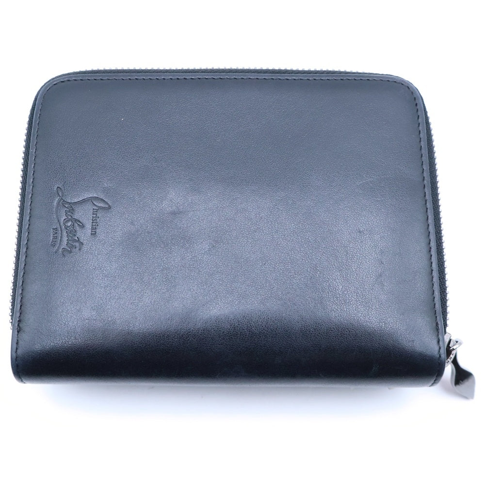 CHRISTIAN LOUBOUTIN(クリスチャンルブタン) W PANETTONE COMPACT WALLET Wパネットーネコンパクトウォレット ブラック 1165079 レディース