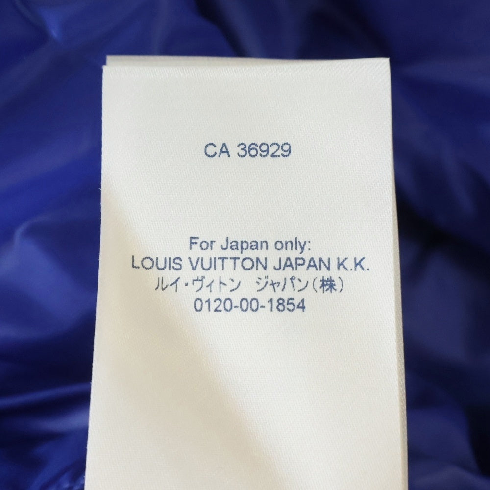 LOUIS VUITTON(ルイヴィトン) 22SS LVSE Quilted Hoodie RM221Q DH1 HMB47W モノグラム フラワーキルテッドダウンジャケット ブルー