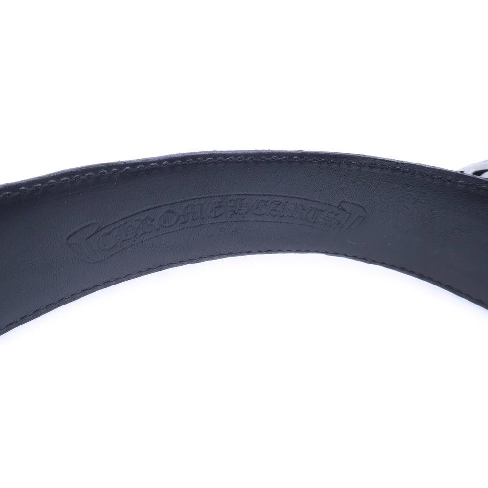 CHROME HEARTS(クロムハーツ) BLT CLASSIC 3PC クラシック 3ピース レザーベルト ブラック/シルバー