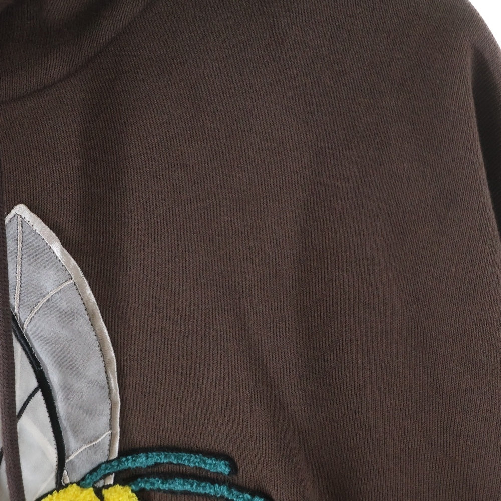 LOUIS VUITTON(ルイヴィトン) 22AW Graphic Bee Patch Hoodie RM222 IHN HNY85W グラフィック ビー プリントフーディ スウェットパーカー ブラウン
