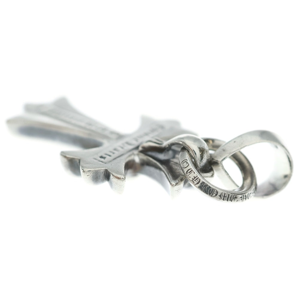 CHROME HEARTS(クロムハーツ) CH CRS SML W/BALE Wベイル スモールCHクロス ペンダントトップ シルバー BCA218