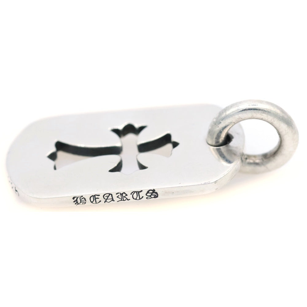 CHROME HEARTS(クロムハーツ) D TAG SML CO CRS カットアウトクロスドッグタグ スモール ペンダントトップ シルバー BCA242