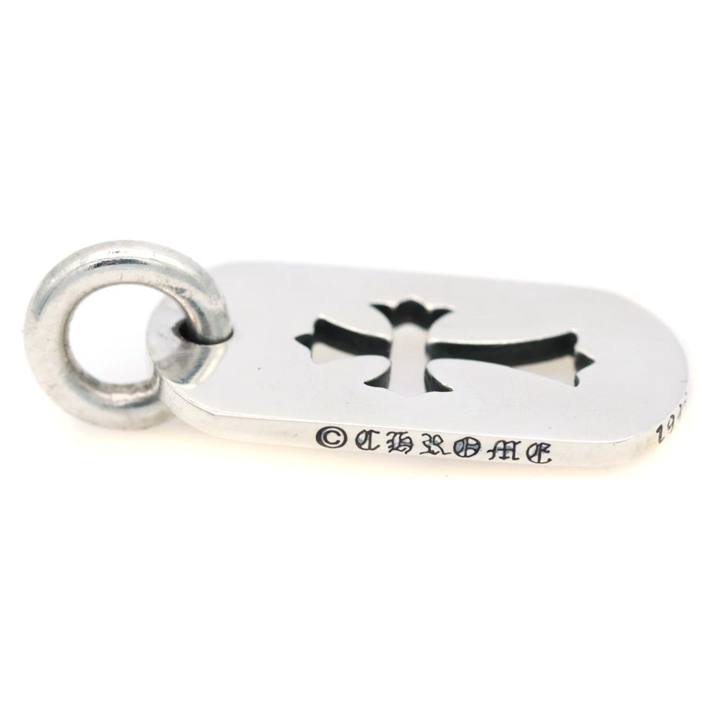 CHROME HEARTS(クロムハーツ) D TAG SML CO CRS カットアウトクロスドッグタグ スモール ペンダントトップ シルバー BCA242