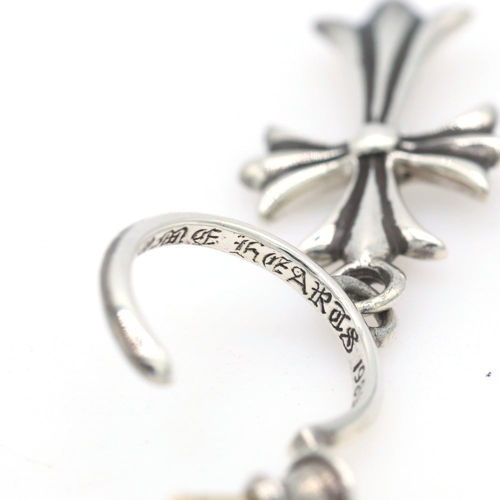 CHROME HEARTS(クロムハーツ) TINY CH CROSS タイニーCHクロス フープピアス シルバー BCA115