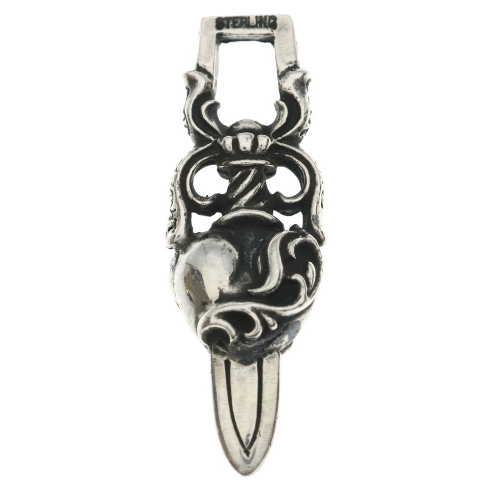 CHROME HEARTS(クロムハーツ) DAGGER HEART ダガーハート ペンダントトップ シルバー BCA243
