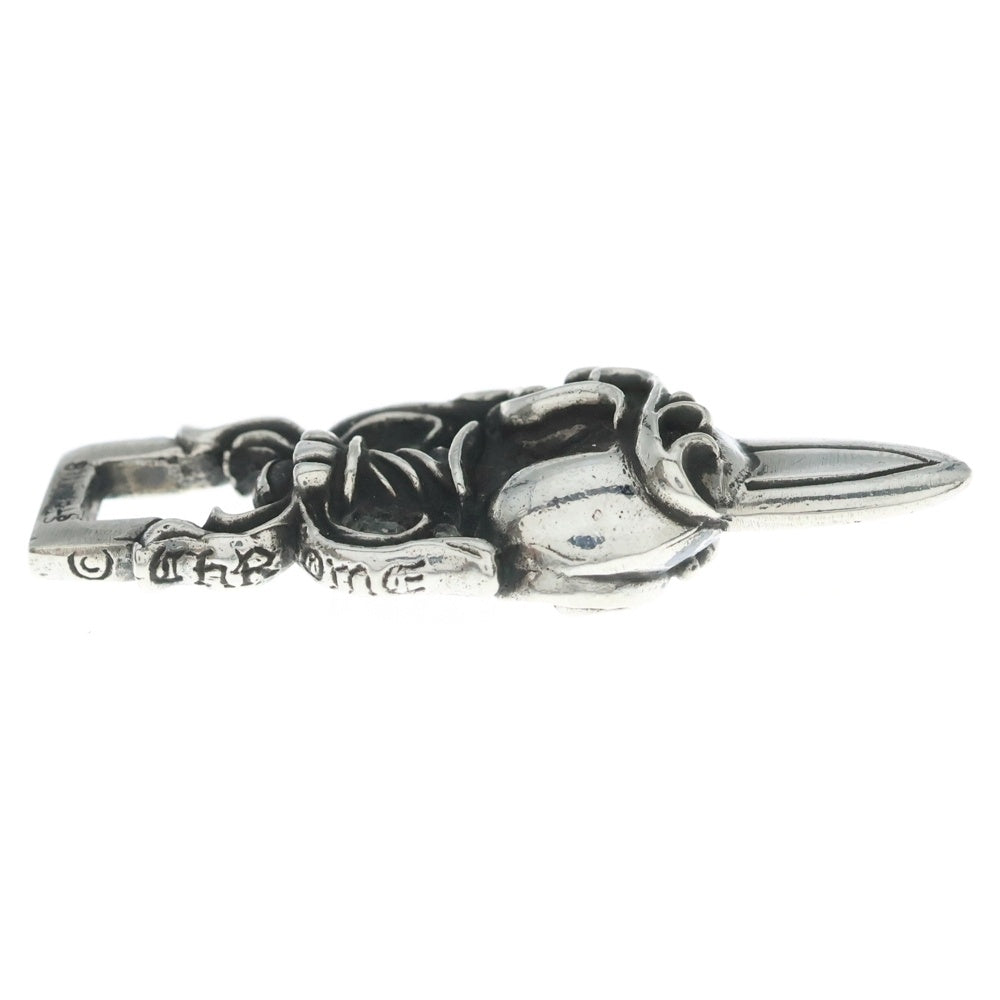 CHROME HEARTS(クロムハーツ) DAGGER HEART ダガーハート ペンダントトップ シルバー BCA243