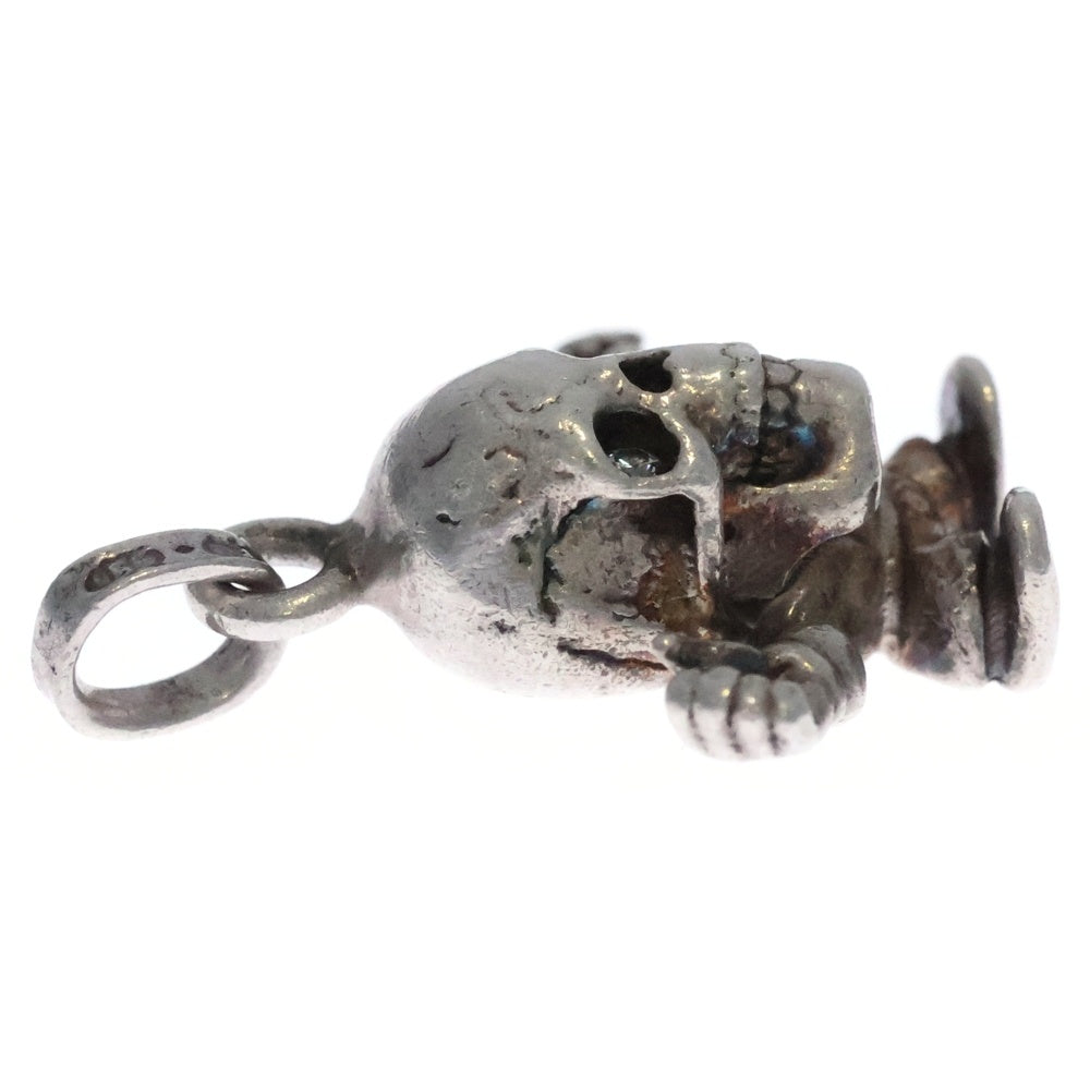 CHROME HEARTS(クロムハーツ) TINY FOTI HARRIS TEETER 2P DIA タイニーハリスティータ ダイヤ チャーム ペンダントトップ シルバー