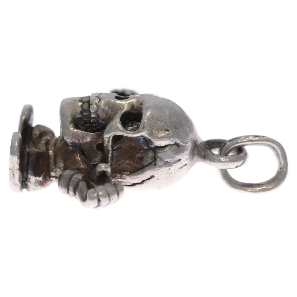 CHROME HEARTS(クロムハーツ) TINY FOTI HARRIS TEETER 2P DIA タイニーハリスティータ ダイヤ チャーム ペンダントトップ シルバー