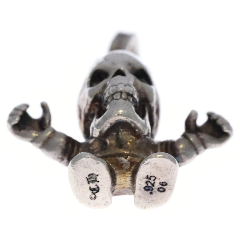 CHROME HEARTS(クロムハーツ) TINY FOTI HARRIS TEETER 2P DIA タイニーハリスティータ ダイヤ チャーム ペンダントトップ シルバー