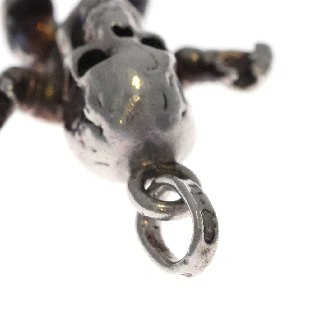 CHROME HEARTS(クロムハーツ) TINY FOTI HARRIS TEETER 2P DIA タイニーハリスティータ ダイヤ チャーム ペンダントトップ シルバー