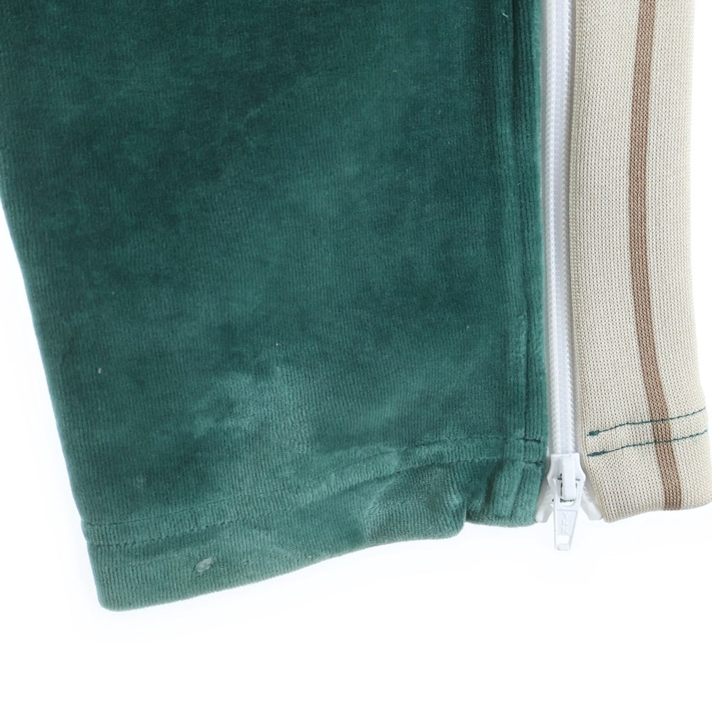 Palm Angels(パームエンジェルス) 20AW CHENILLE TRACK PANTS ベロアトラックパンツ PMCA007E20FAB003 グリーン