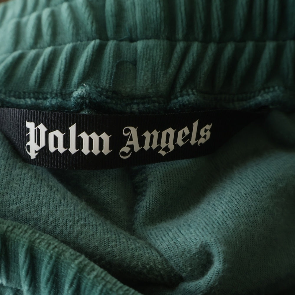 Palm Angels(パームエンジェルス) 20AW CHENILLE TRACK PANTS ベロアトラックパンツ PMCA007E20FAB003 グリーン