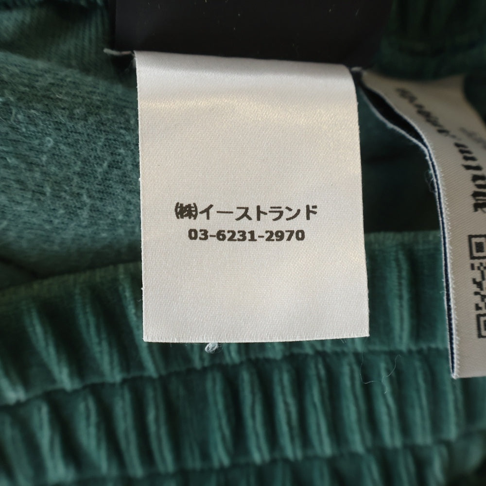 Palm Angels(パームエンジェルス) 20AW CHENILLE TRACK PANTS ベロアトラックパンツ PMCA007E20FAB003 グリーン