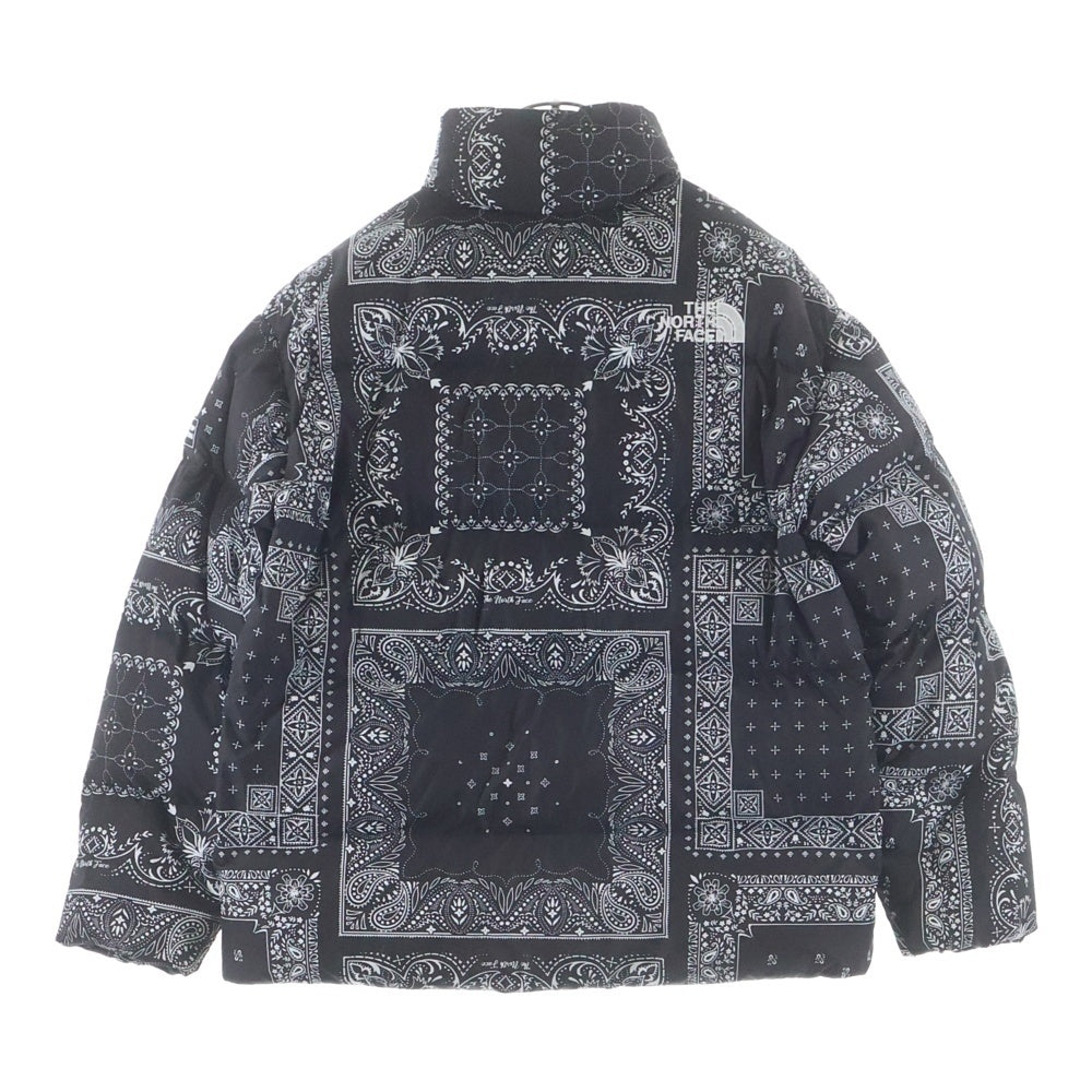 THE NORTH FACE(ザノースフェイス) NOVELTY LOFTY DOWN JACKET ノベルティロフティダウンジャケット ペイズリー柄 ブラック NJ1DM76A