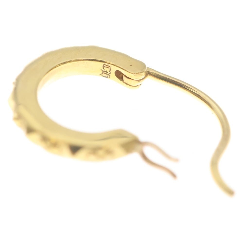 CHROME HEARTS(クロムハーツ) 22K TINY TFP HOOP トゥルーファッキンパンク タイニー フープピアス ゴールド
