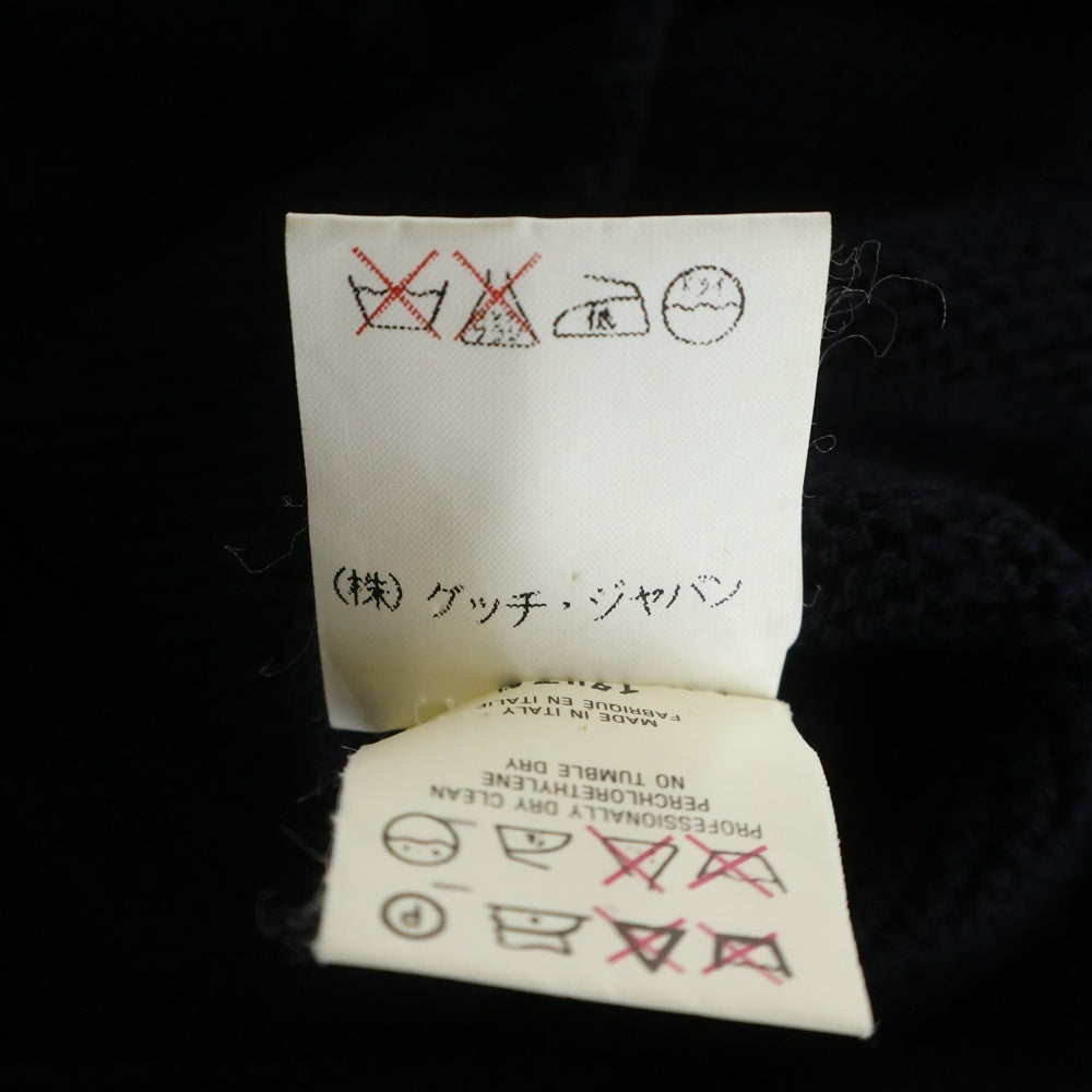 GUCCI(グッチ) トムフォード期 ウールニットカーディガン 257-5043-7203 ネイビー