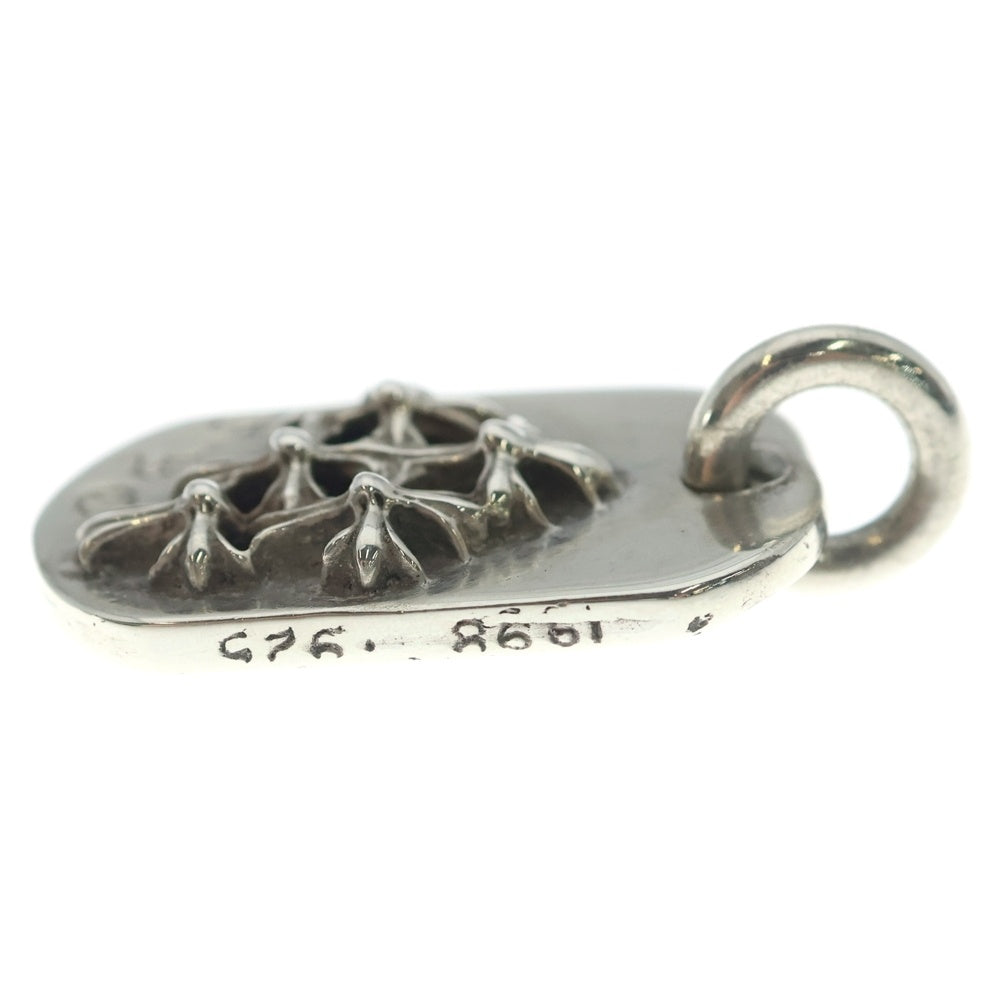 CHROME HEARTS(クロムハーツ) RAISED DOGTAG レイズドドッグタグ NYC限定 ネックレストップ シルバー