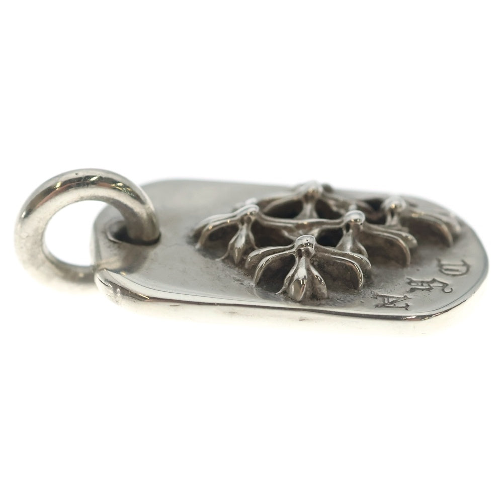 CHROME HEARTS(クロムハーツ) RAISED DOGTAG レイズドドッグタグ NYC限定 ネックレストップ シルバー