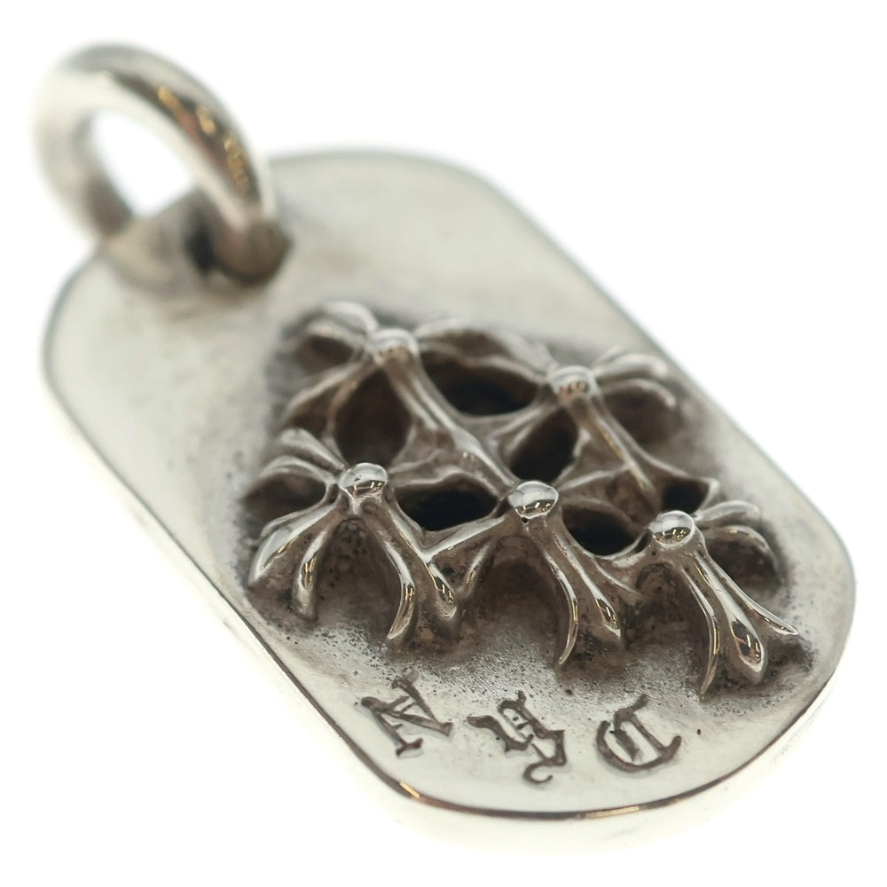 CHROME HEARTS(クロムハーツ) RAISED DOGTAG レイズドドッグタグ NYC限定 ネックレストップ シルバー