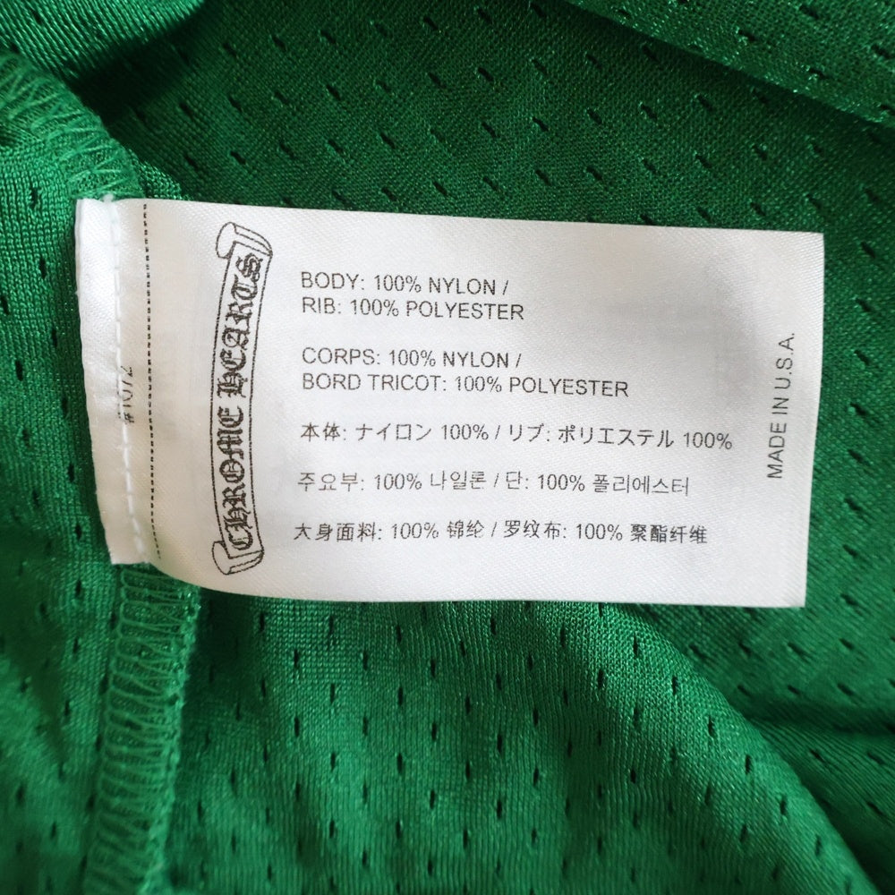 CHROME HEARTS(クロムハーツ) Mesh Warm Up Jersey メッシュウォームアップジャージ メッシュ長袖Tシャツ グリーン