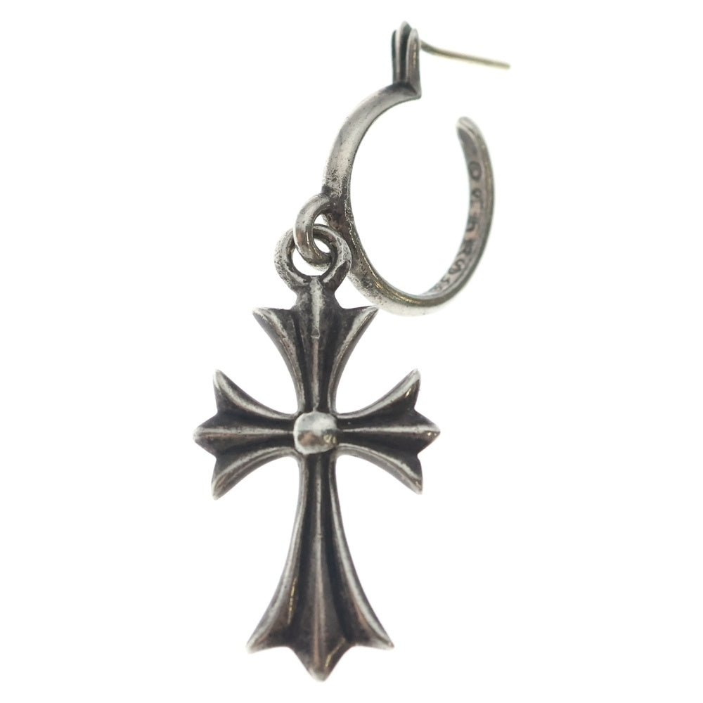 CHROME HEARTS(クロムハーツ) TINY CH CROSS タイニーCHクロス フープピアス シルバー BCA115
