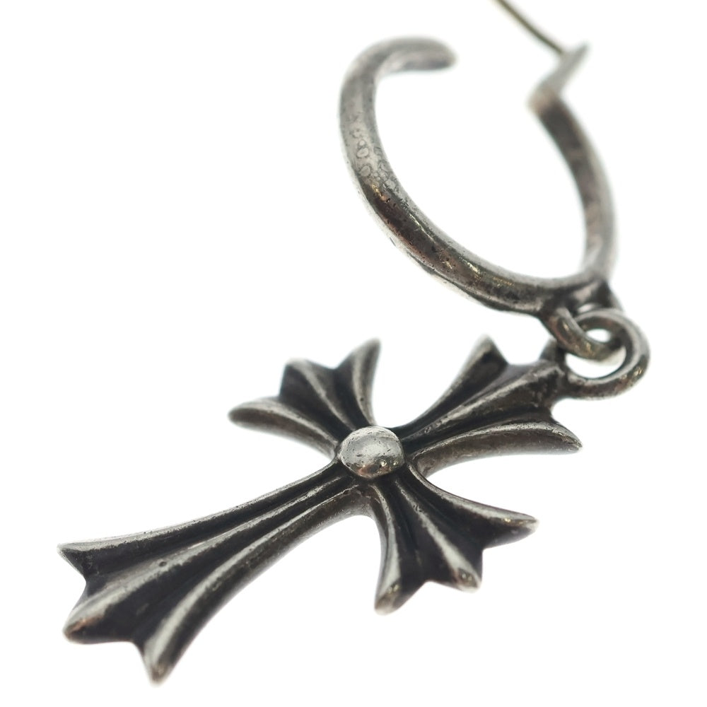 CHROME HEARTS(クロムハーツ) TINY CH CROSS タイニーCHクロス フープピアス シルバー BCA115