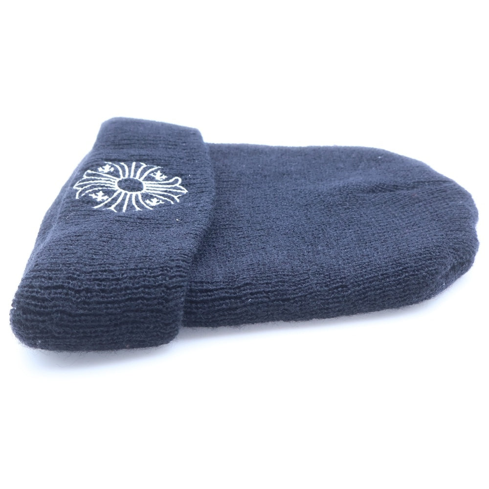 CHROME HEARTS(クロムハーツ) WOOL WATCH CAP CHプラス刺繍ウールビーニー ニットキャップ 帽子 ブラック