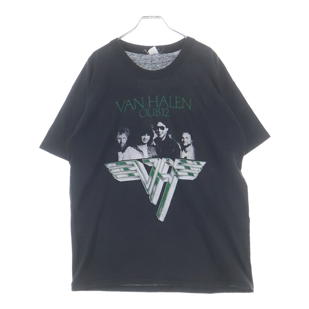 VINTAGE(ヴィンテージ) 80s VAN HALEN OU812 WORLD TOUR ワールドツアー ヴィンテージTシャツ 半袖カットソー ブラック