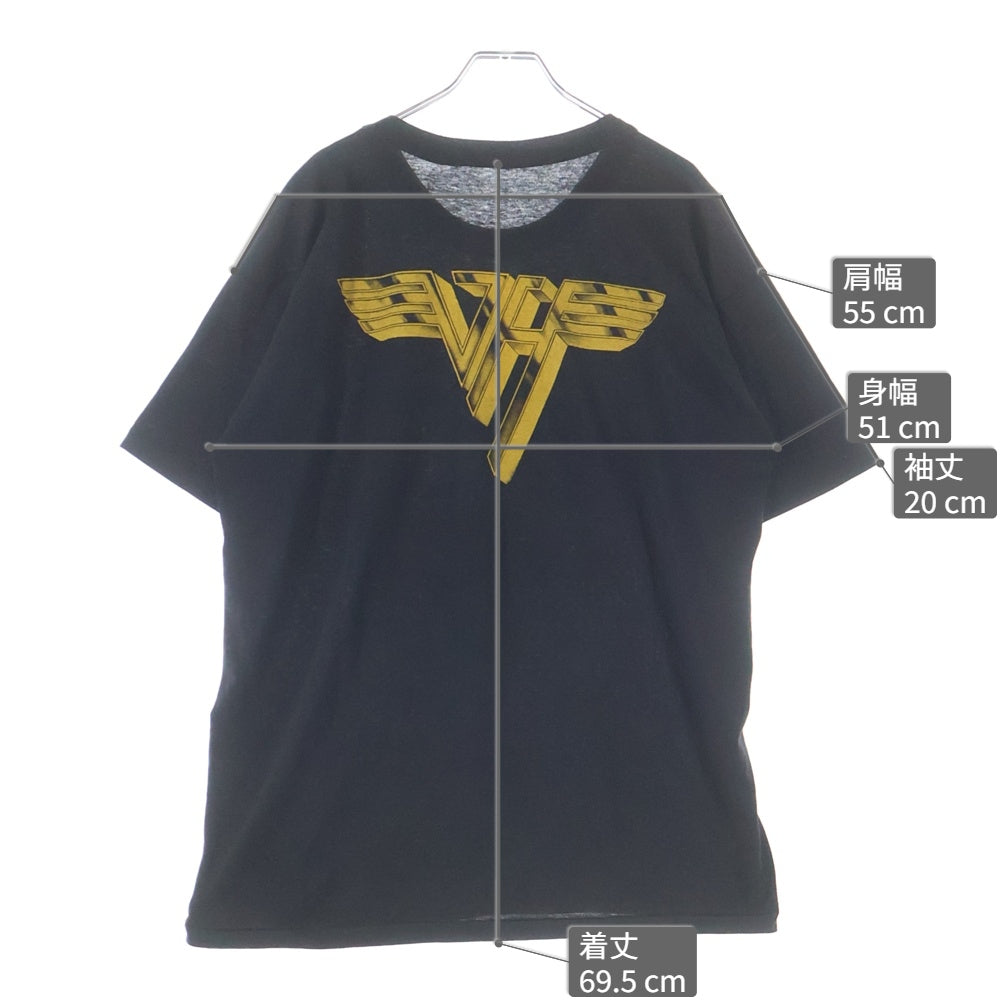 VINTAGE(ヴィンテージ) 80s VAN HALEN OU812 WORLD TOUR ワールドツアー ヴィンテージTシャツ 半袖カットソー ブラック