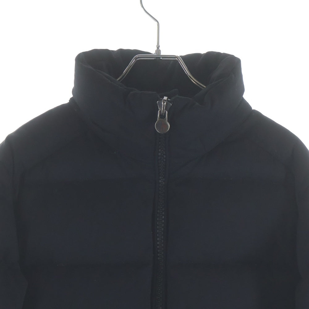 MONCLER モンクレール MONTGENEVRE モンジュネーブル アームロゴデザイン ジップアップ ダウンジャケット ブラック D20914033805 MONCLER(モンクレール) MONTGENEVRE モンジュネーブル アームロゴ