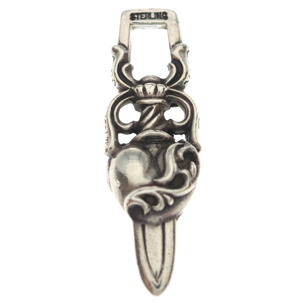 CHROME HEARTS(クロムハーツ) DAGGER HEART ダガーハート ペンダントトップ シルバー BCA243