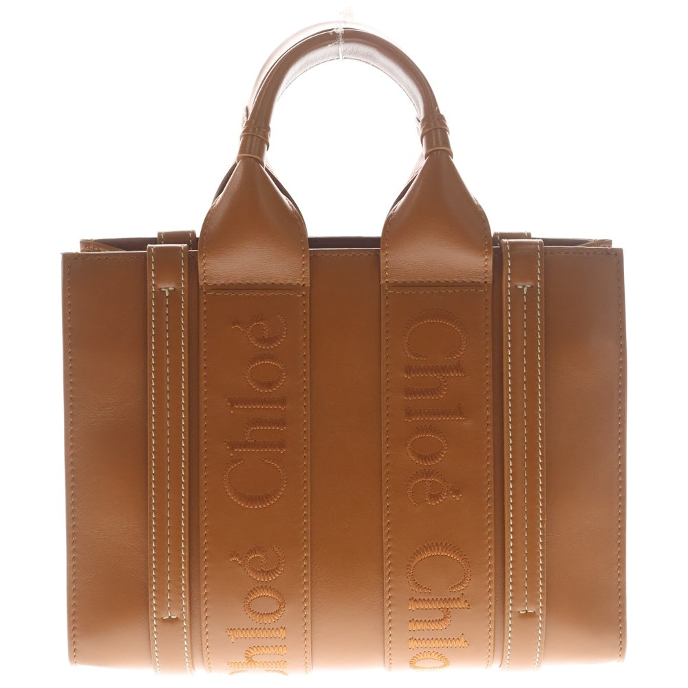 Chloe(クロエ) WOODY ウッディ スモールトートバッグ ブラウン CHC22WS39 レディース