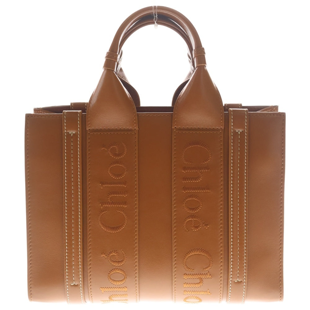 Chloe(クロエ) WOODY ウッディ スモールトートバッグ ブラウン CHC22WS39 レディース