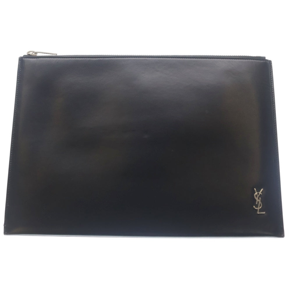 SAINT LAURENT PARIS(サンローランパリ) レザー クラッチバッグ ブラック 607779 レディース