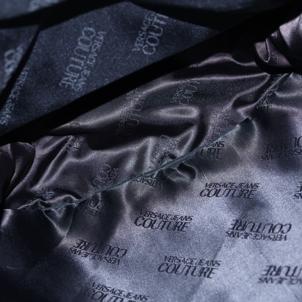 VERSACE(ヴェルサーチ) JEANS COUTURE ロゴプリント バックアップ ブラック