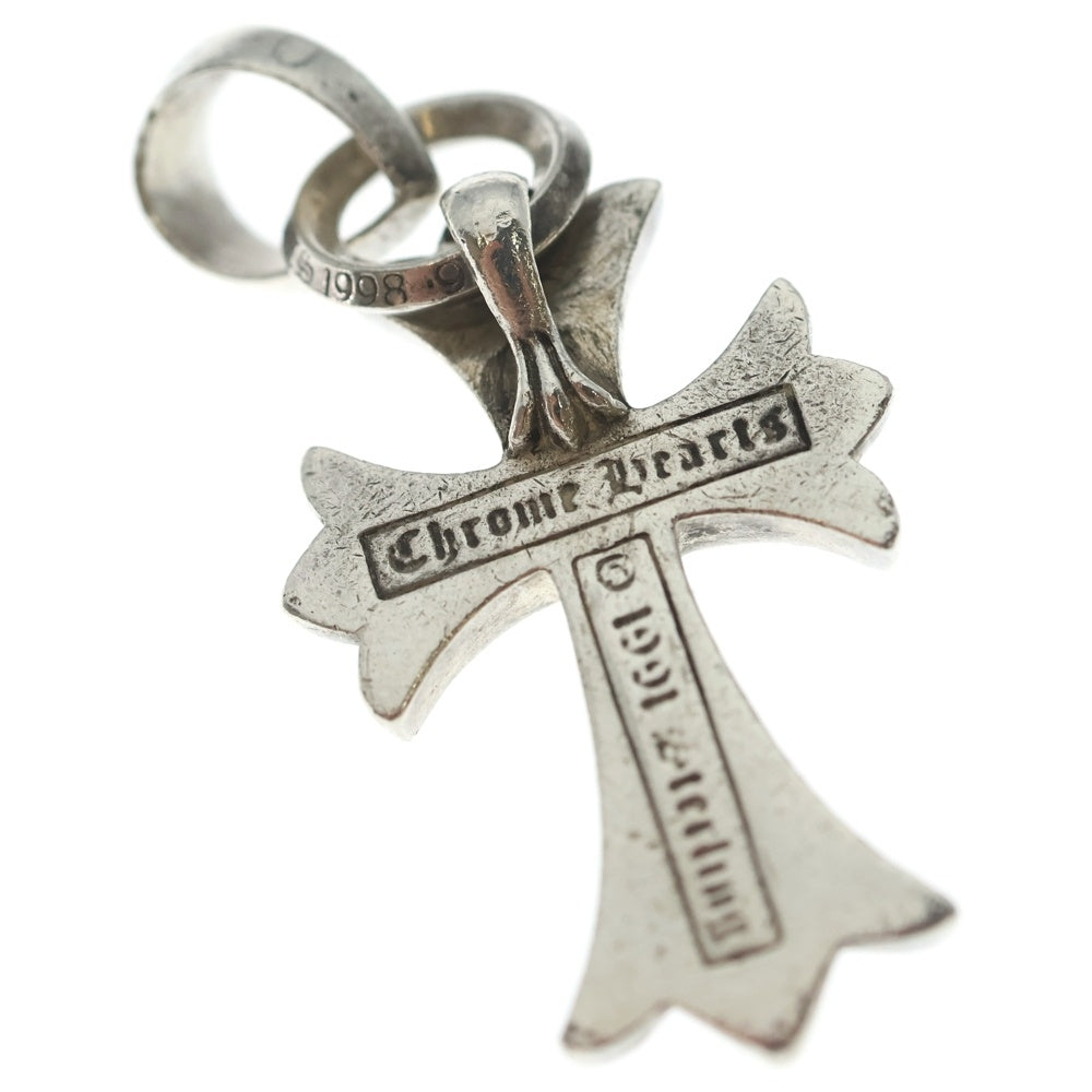 CHROME HEARTS(クロムハーツ) CH CRS SML W/BALE Wベイル スモールCHクロス ペンダントトップ シルバー BCA218