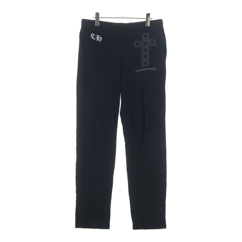CHROME HEARTS(クロムハーツ) フレームドクロス プリントスウェットパンツ ブラック